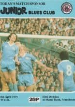 Manchester City v Middlesbrough 24-Apr-1979
