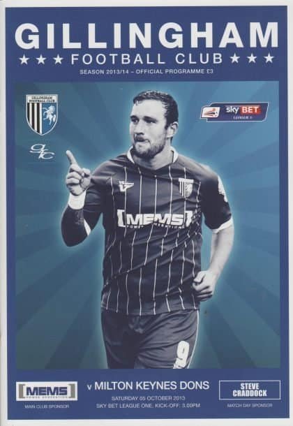 Gillingham v Milton Keynes Dons 05-Oct-2013