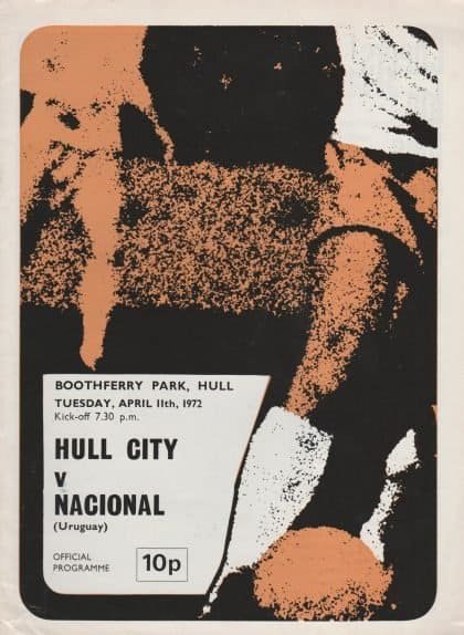 Hull City v Nacional  11-Apr-1972