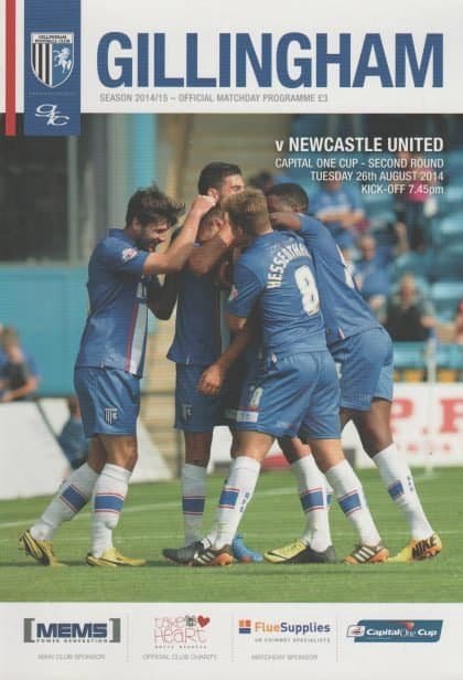 Gillingham v Newcastle United 26-Aug-2014