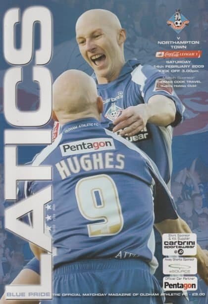 Oldham Athletic v Northampton Town  14-Feb-2009