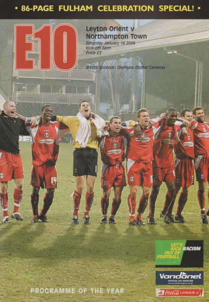 Leyton Orient v Northampton Town 14-Jan-2006