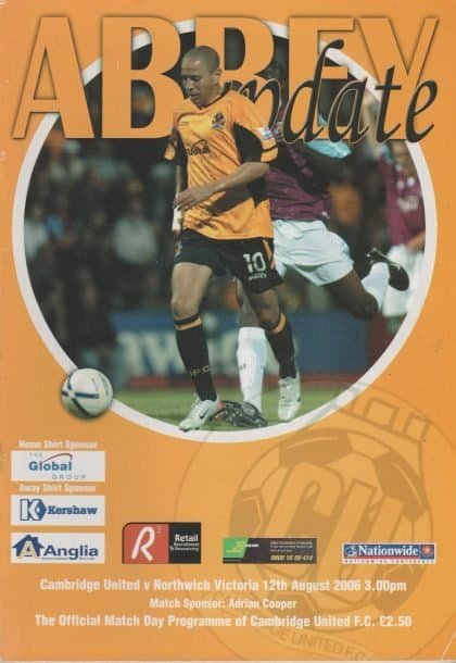 Cambridge United v Northwich Victoria  12-Aug-2006