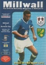 Millwall v Norwich City 11-Aug-2001