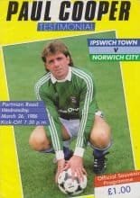 Ipswich Town v Norwich City 26-Mar-1986