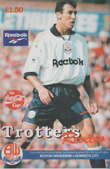 Bolton Wanderers v Norwich City  20-Dec-1995
