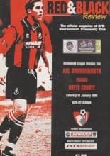 AFC Bournemouth v Notts County 16-Jan-1999