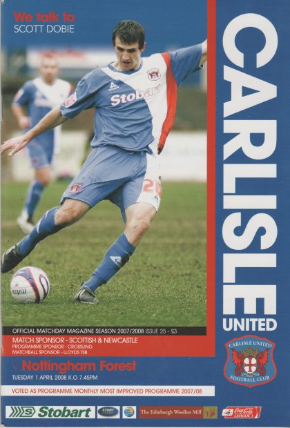 Carlisle United v Nottingham Forest 01-Apr-2008
