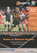 Barnet v Nuneaton Borough   01-Apr-2002