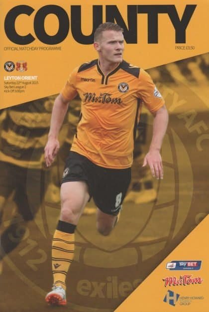 Newport County v Leyton Orient  22-Aug-2015