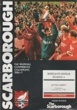 Scarborough v Leyton Orient   24-Feb-1988
