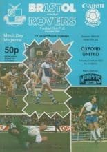 Bristol Rovers v Oxford United 21-Apr-1984