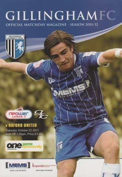 Gillingham v Oxford United 22-Oct-2011