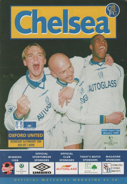 Chelsea v Oxford United  03-Feb-1999