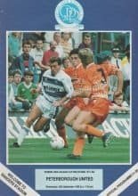 Queens Park Rangers v Peterborough United 26-Sep-1990