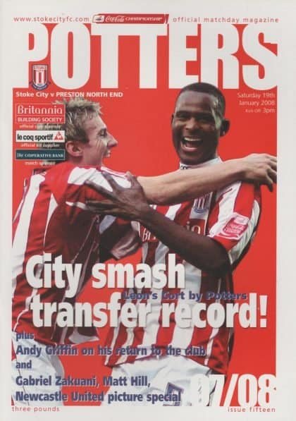Stoke City v Preston North End   19-Jan-2008