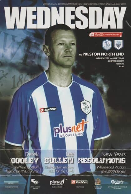 Sheffield Wednesday v Preston North End  01-Jan-2008