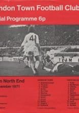 Swindon Town v Preston North End 20-Nov-1971