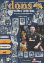 Wimbledon v Preston North End  29-Dec-2001
