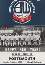 Bolton Wanderers v Portsmouth  29-Dec-1973