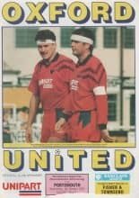 Oxford United v Portsmouth 09-Oct-1991