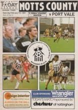 Notts County v Port Vale 07-Feb-1987