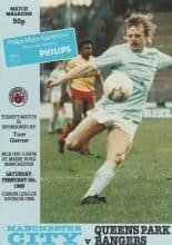 Manchester City v Queens Park Rangers 08-Feb-1986