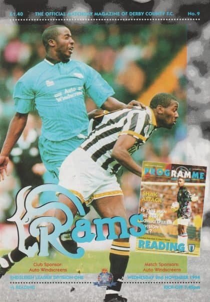 Derby County v Reading 17-Nov-1994