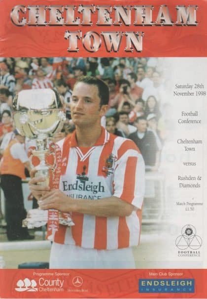Cheltenham Town v Rushden & Diamonds 04-Apr-1983