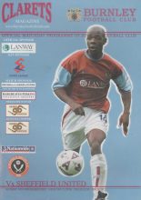 Burnley v Sheffield United  04-Nov-2001