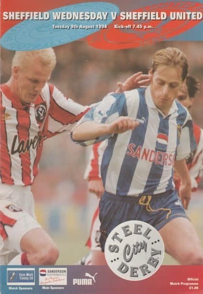 Sheffield Wednesday v Sheffield United 09-Aug-1994