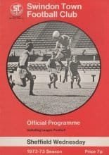 Swindon Town v Sheffield Wednesday 29-Aug-1972