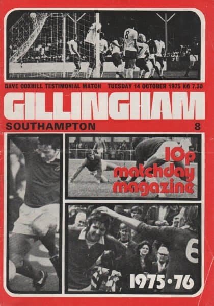 Gillingham v Southampton 14-Oct-1975