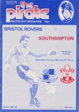 Bristol Rovers v Southampton 31-Jul-1985