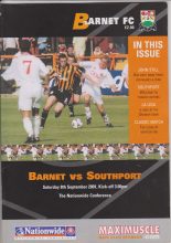 Barnet v Southport 08-Sep-2001