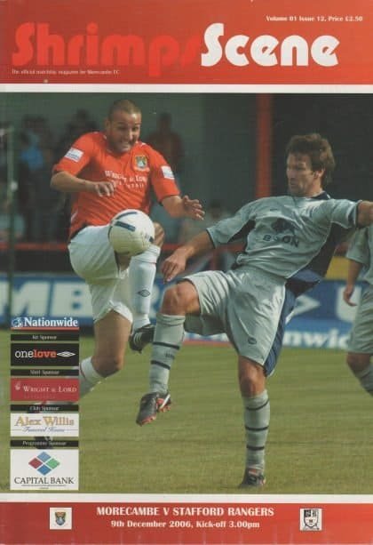 Morecambe v Stafford Rangers 09-Dec-2006