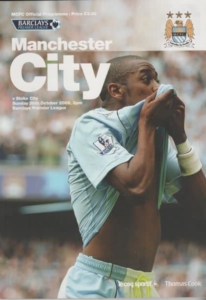 Stoke City v Manchester City  26-Oct-2008