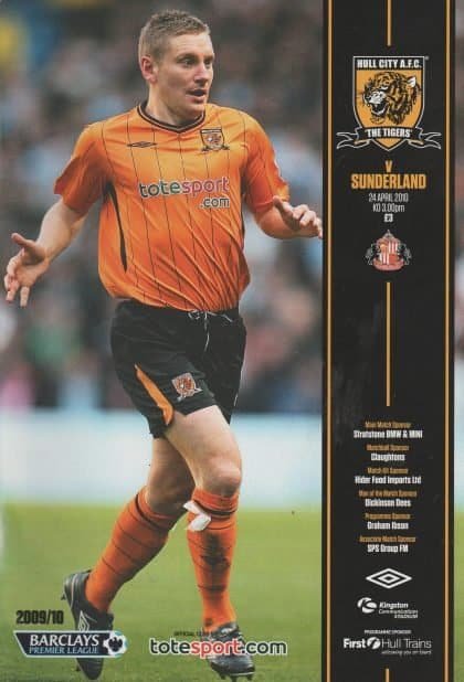 Hull City v Sunderland 24-Apr-2010