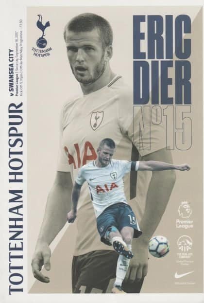 Tottenham Hotspur v Swansea City 16-Sep-2017