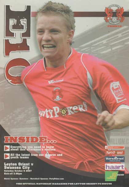 Leyton Orient v Swansea City 06-Oct-2007