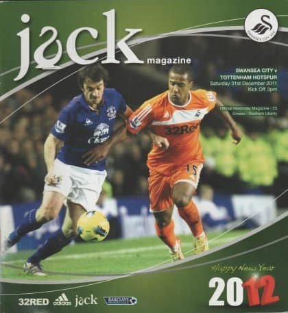Swansea City v Tottenham Hotspur  31-Dec-2011