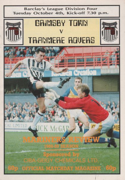 Grimsby Town v Tranmere Rovers 04-Oct-1988