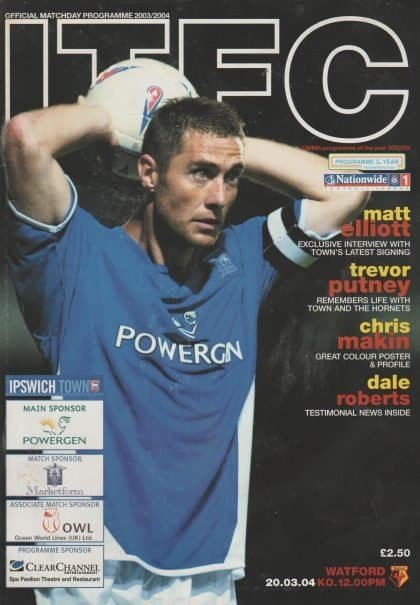 Ipswich Town v Watford 20-Mar-2004