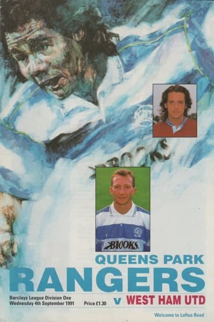 Queens Park Rangers v West Ham United 04-Sep-1991