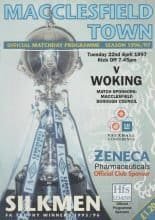 Macclesfield Town v Woking 22-Apr-1997