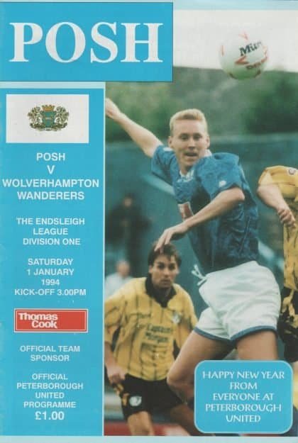 Peterborough United v Wolverhampton Wanderers 01-Jan-1994