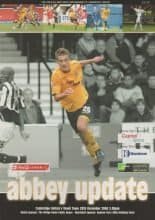 Cambridge United v Yeovil Town 28-Dec-2004
