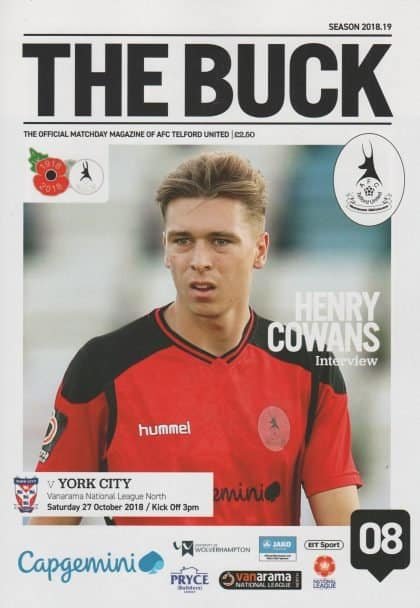AFC Telford United v York City 27-Oct-2018