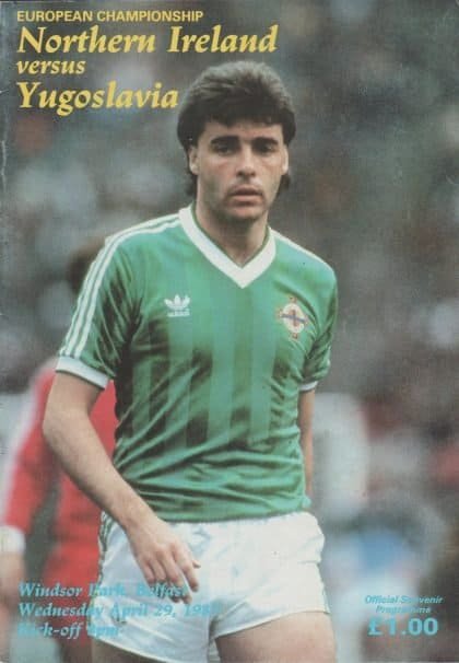 Northern Ireland v Yugoslavia 29-Apr-1987