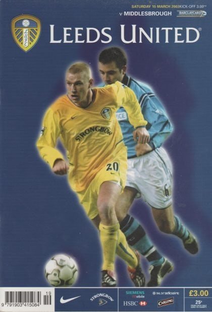 Leeds United v Middlesbrough 15-Mar-2003